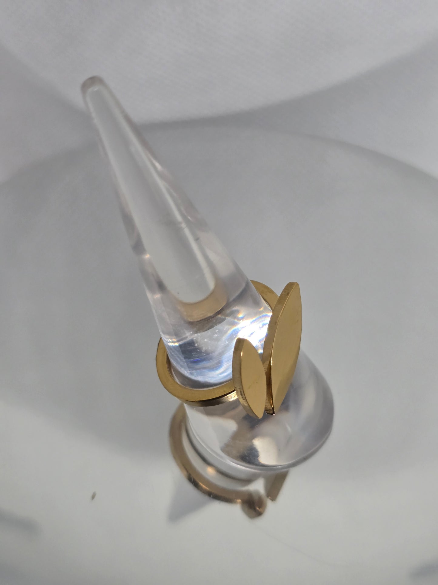 Gold drops ring -By Bianci