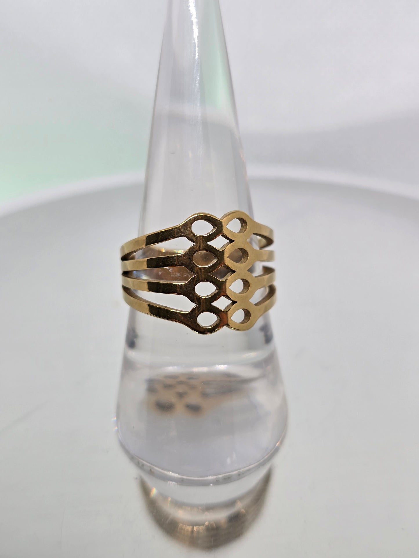 Gold lace ring - By Bianci