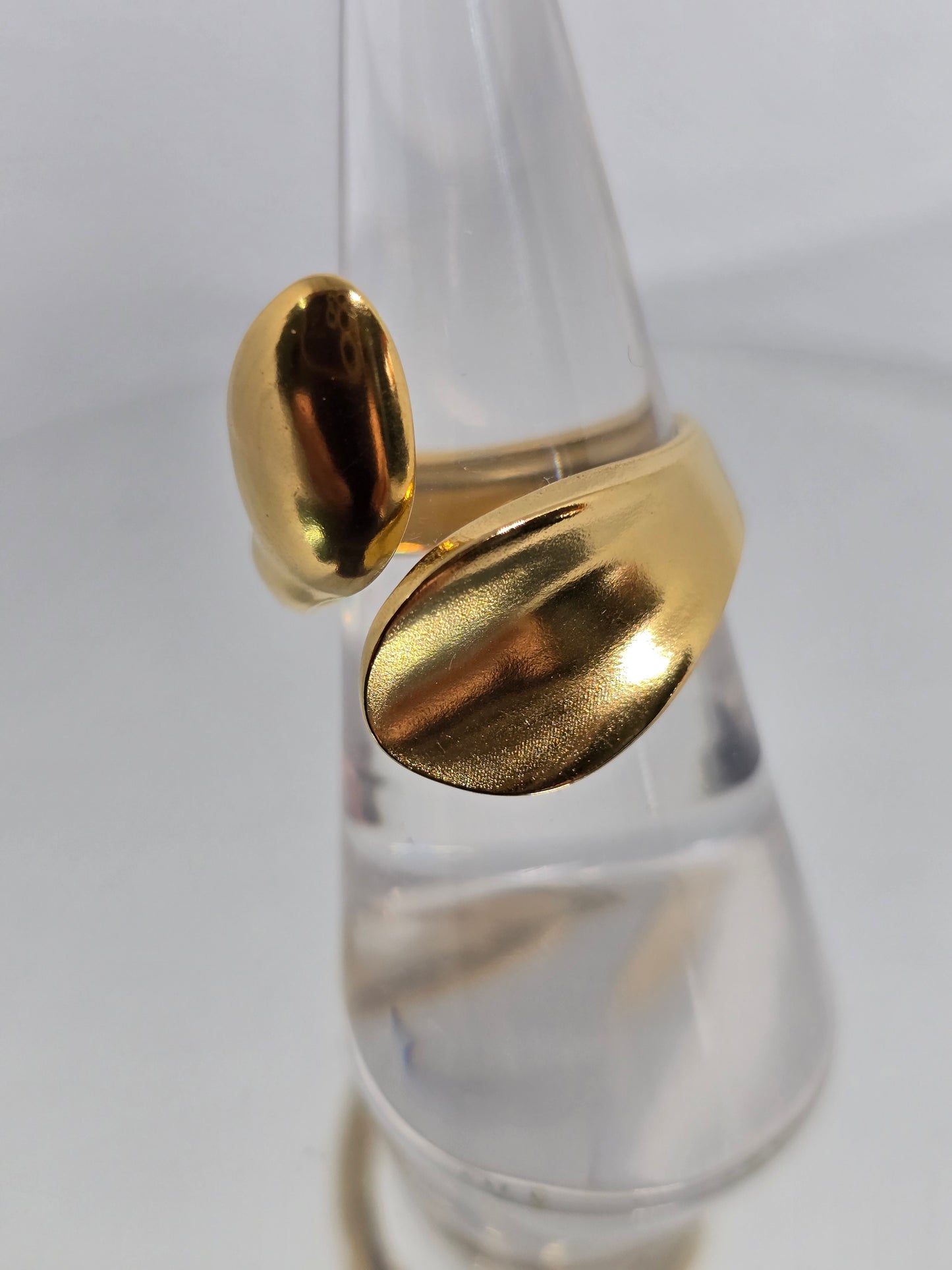 Two drops gold ring - By Bianci