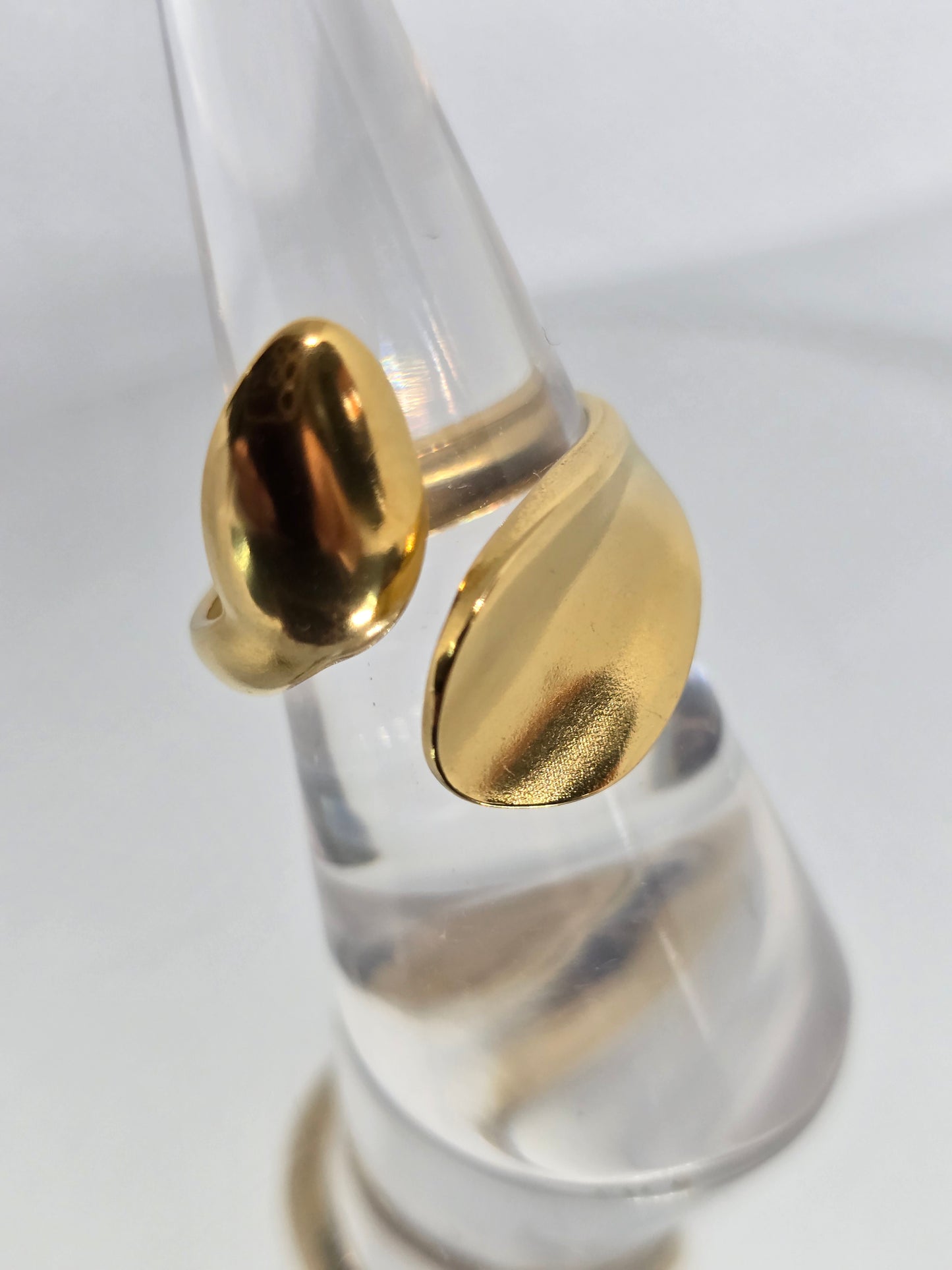 Two drops gold ring - By Bianci
