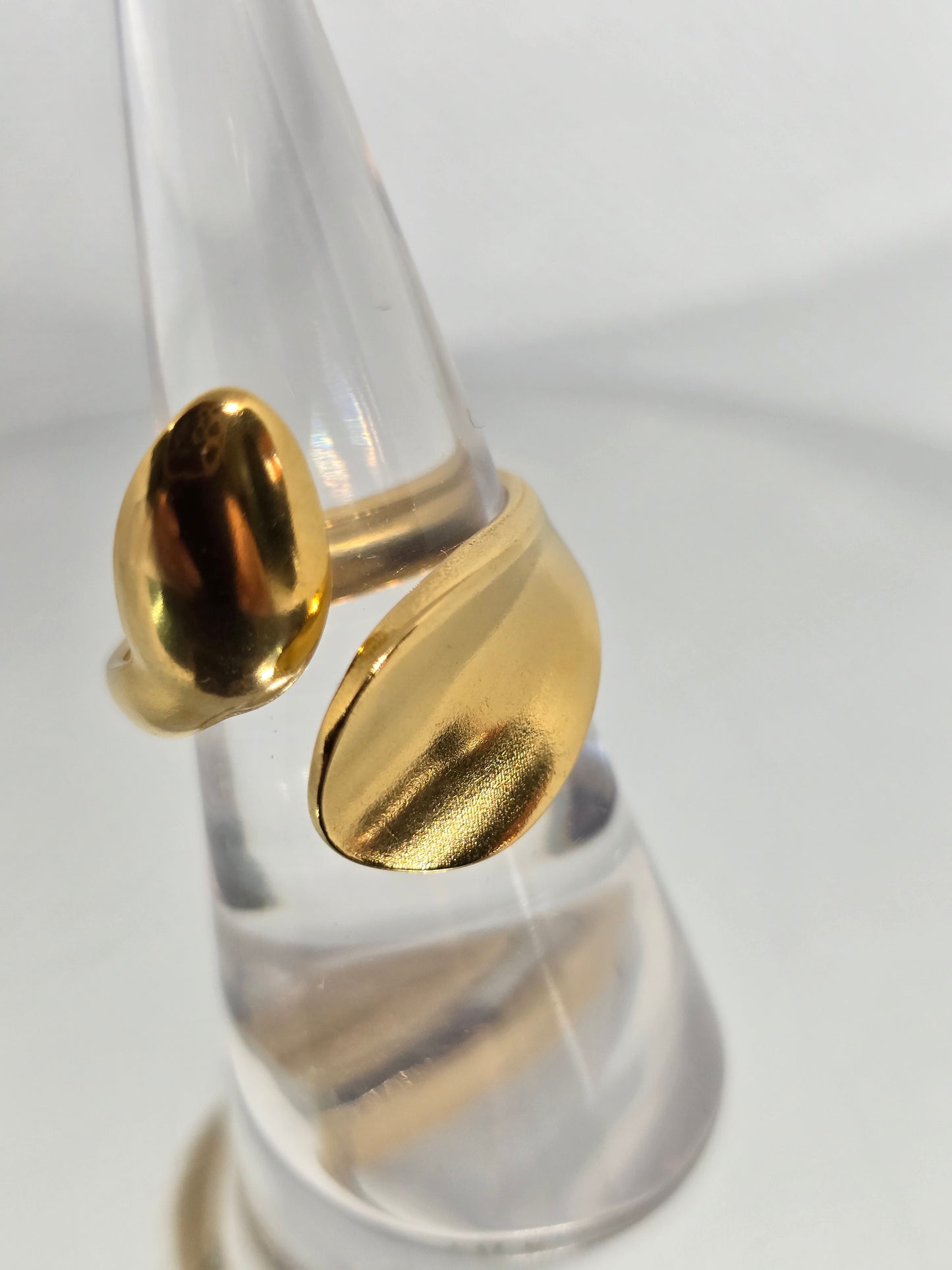 Two drops gold ring - By Bianci