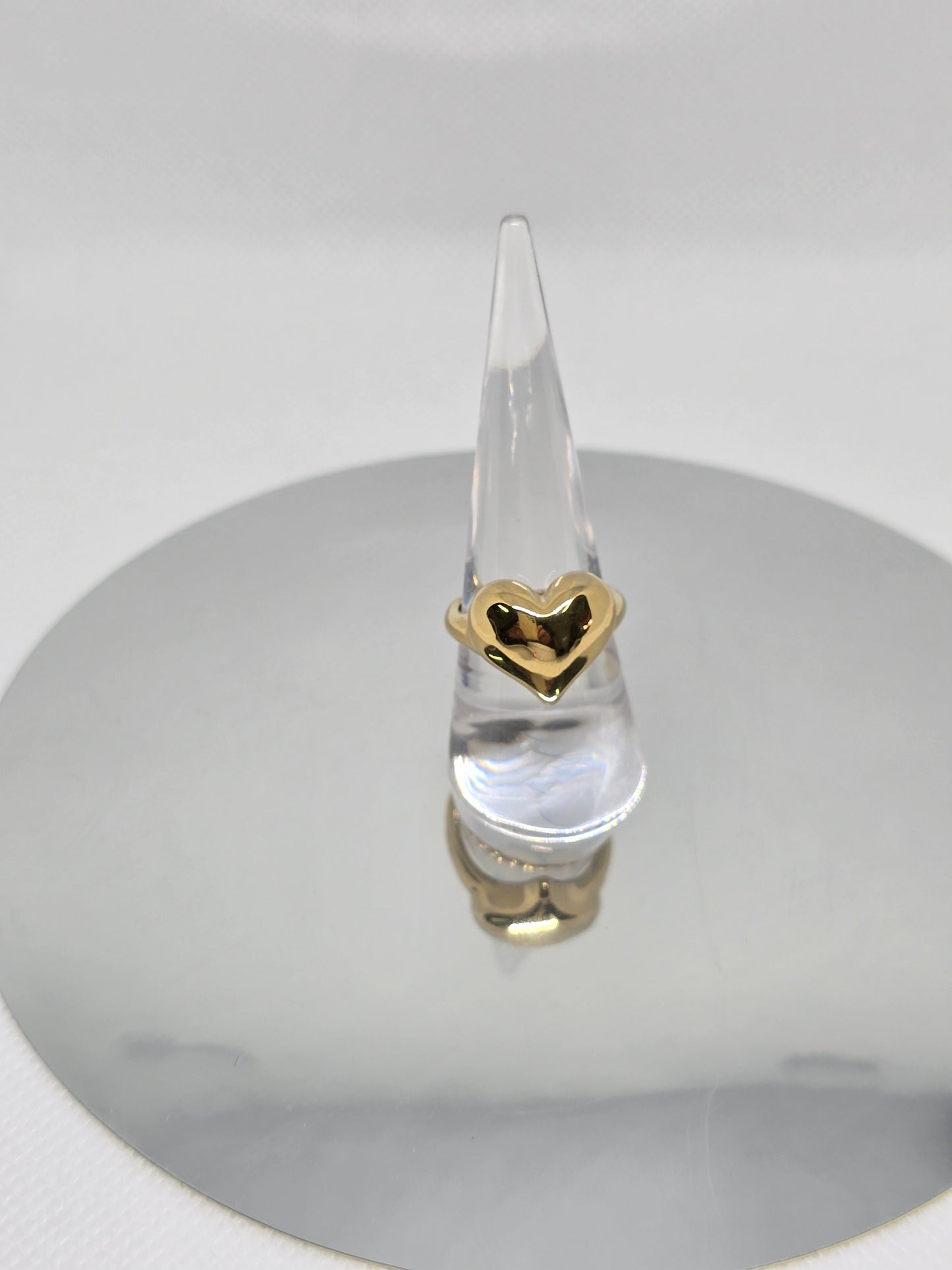 Gold Heart ring - By Bianci