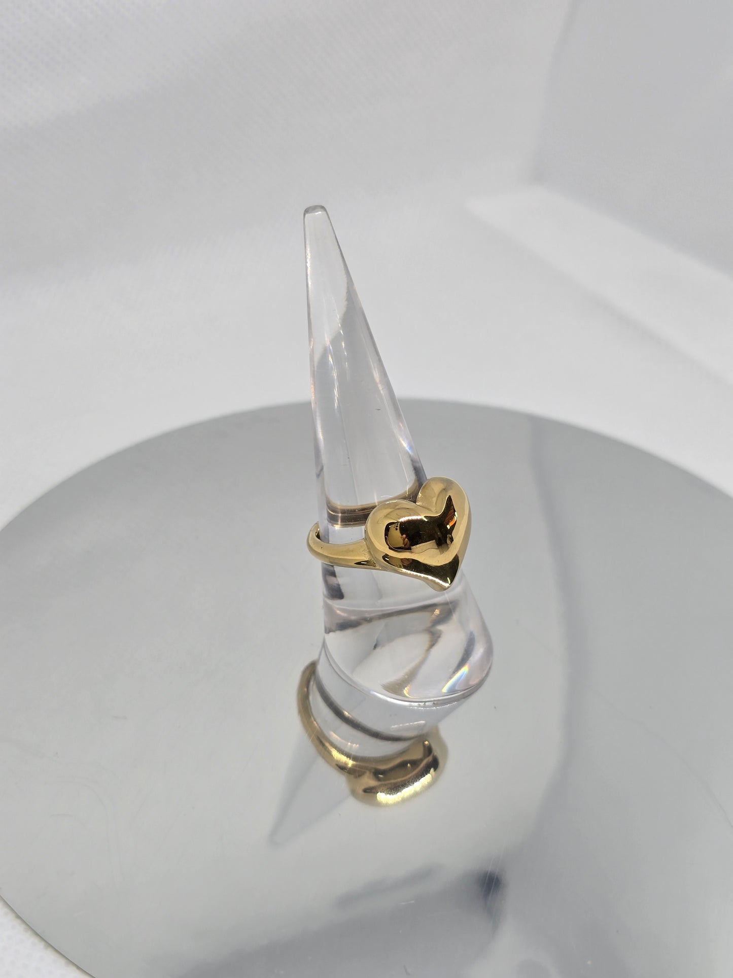 Gold Heart ring - By Bianci