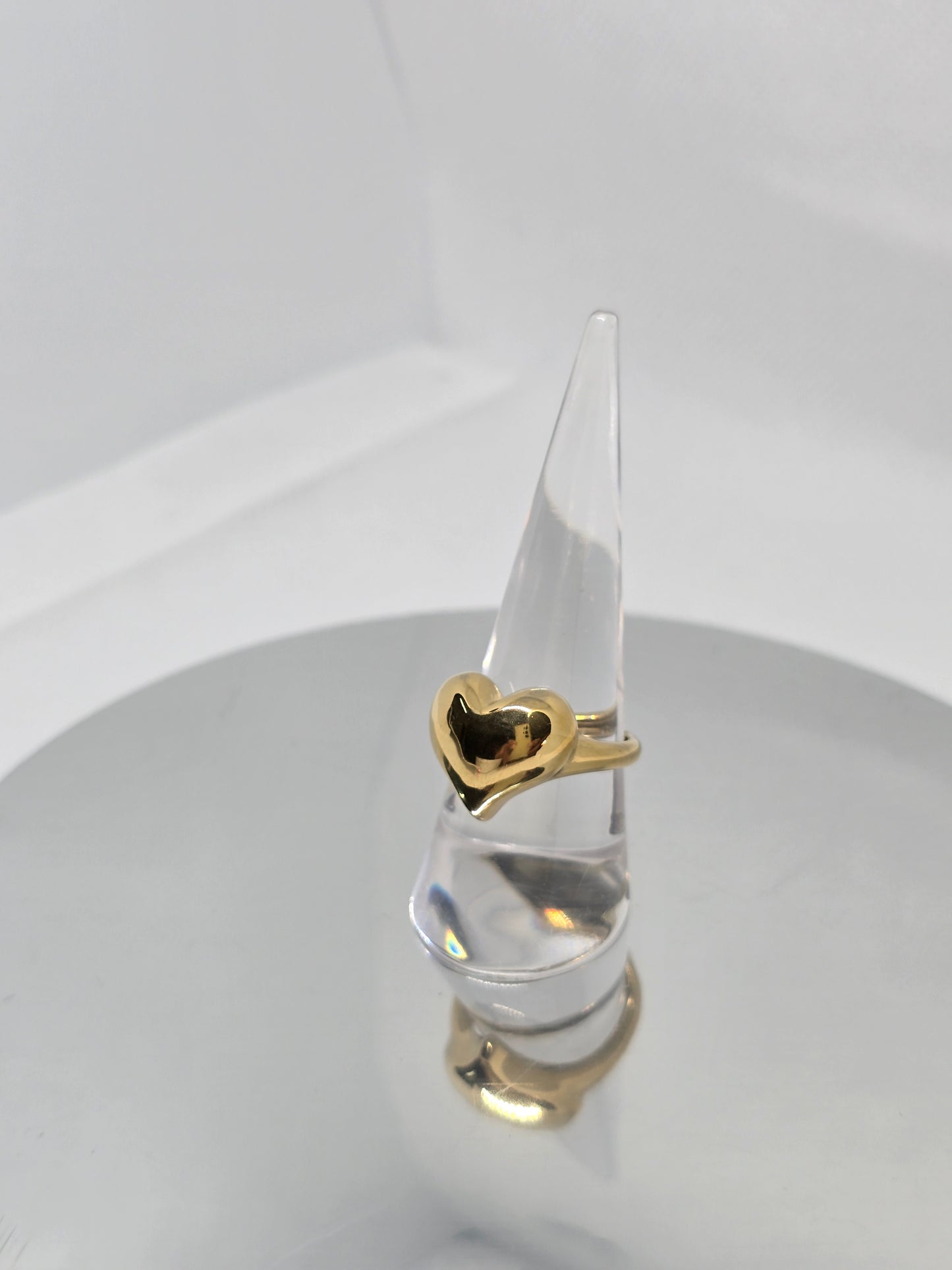 Gold Heart ring - By Bianci