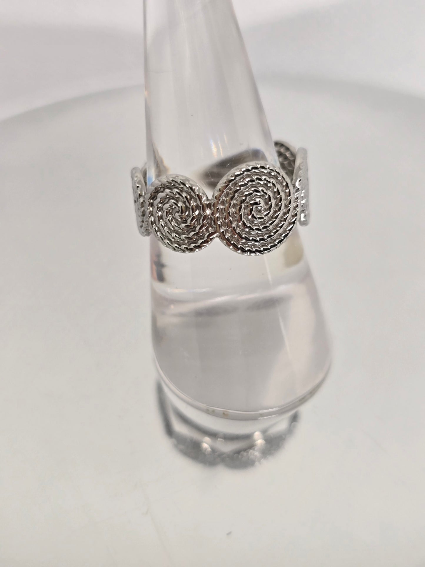 Circles silver ring - By Bianci