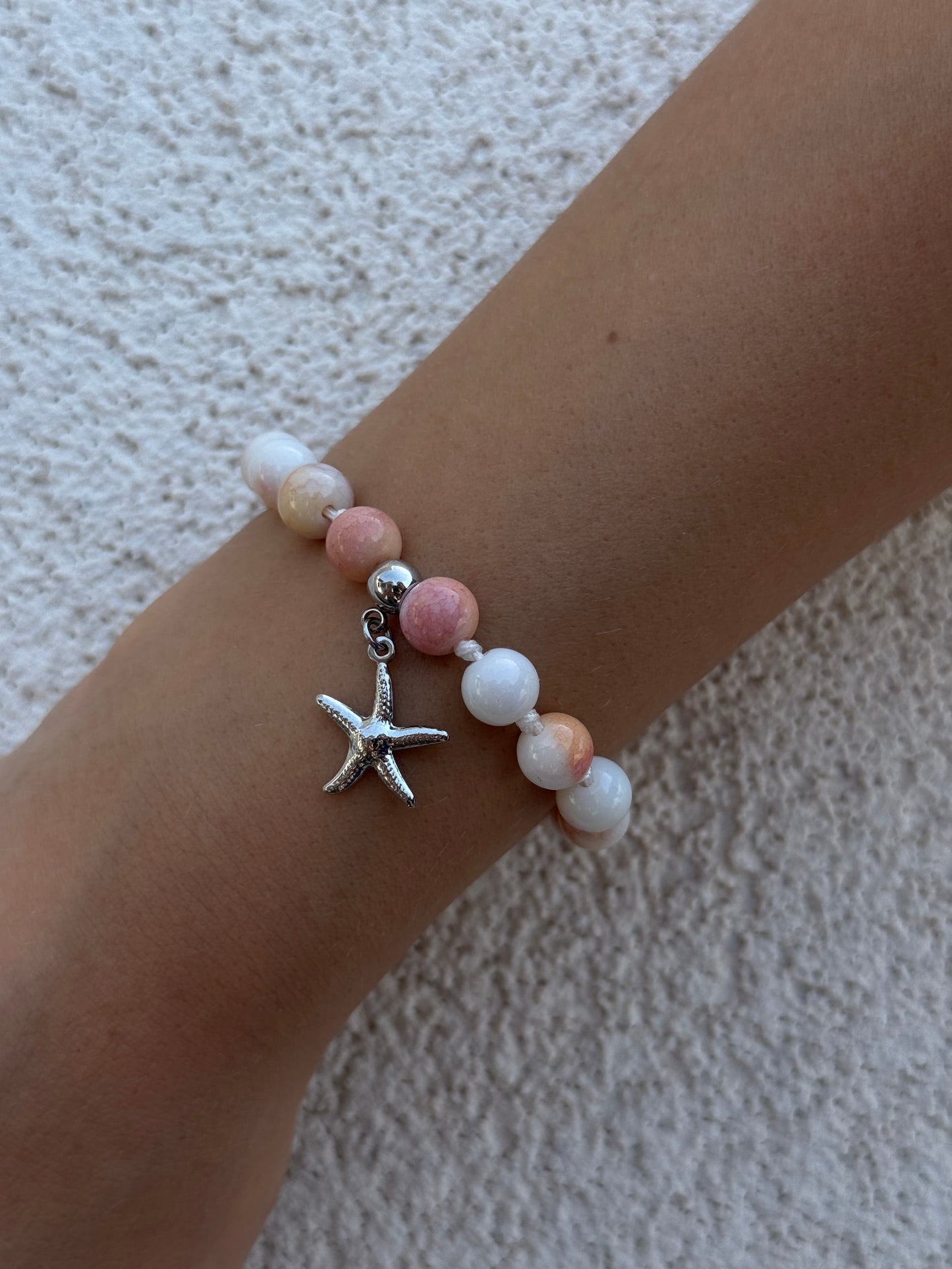 Coral Star Bracelet- By Bianci