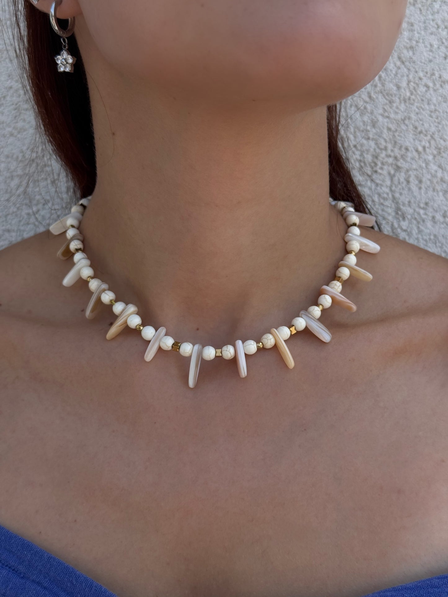 Summer spikes necklace- By Bianci