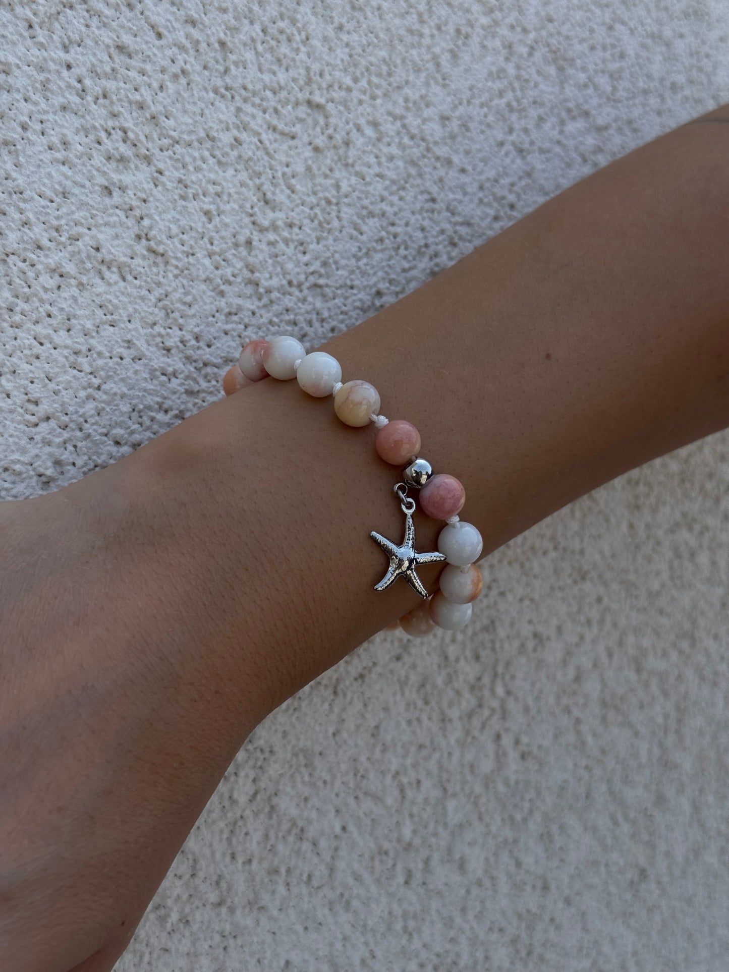 Coral Star Bracelet- By Bianci