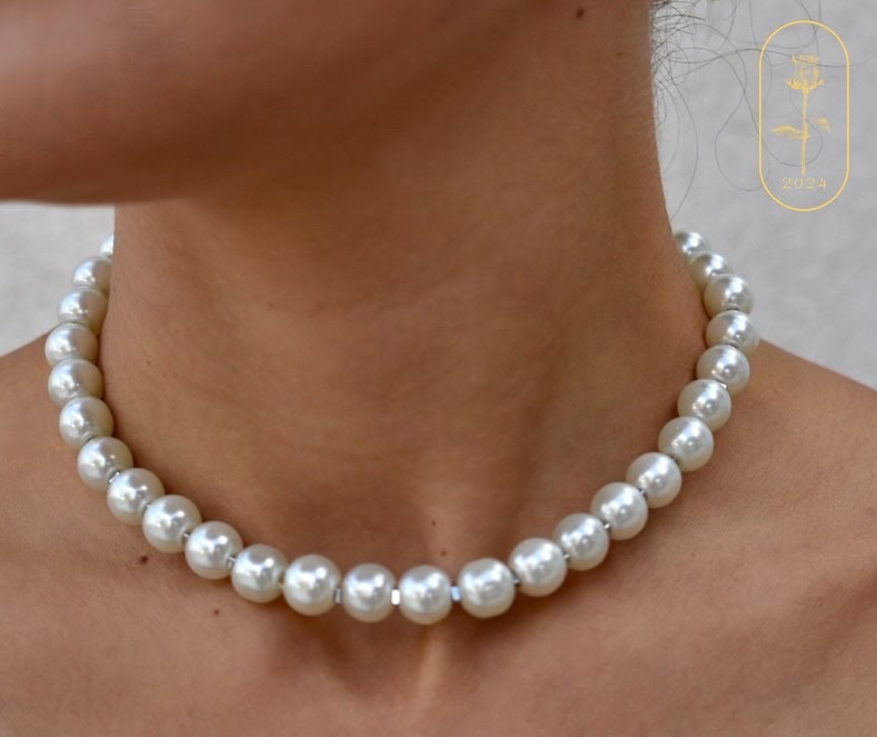 Snow Pearls Necklace - By Bianci