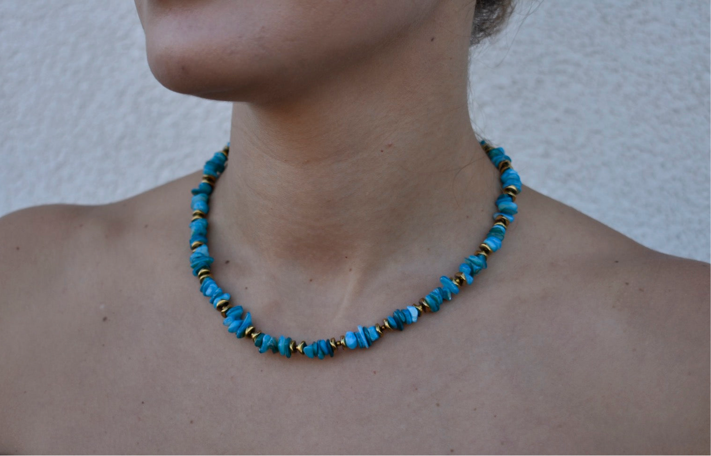 Golden sky necklace- By Bianci