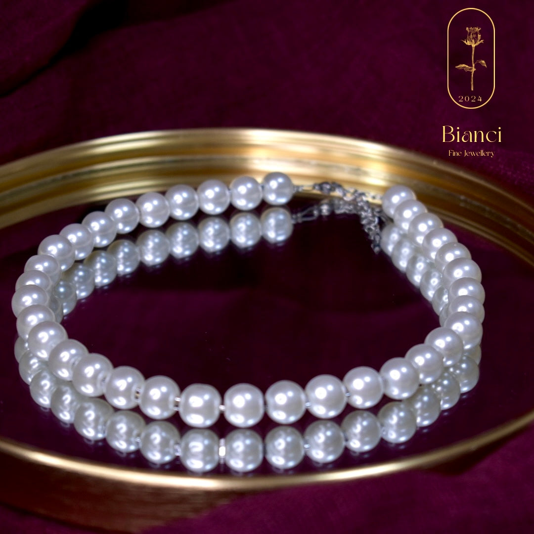 Snow Pearls Necklace - By Bianci