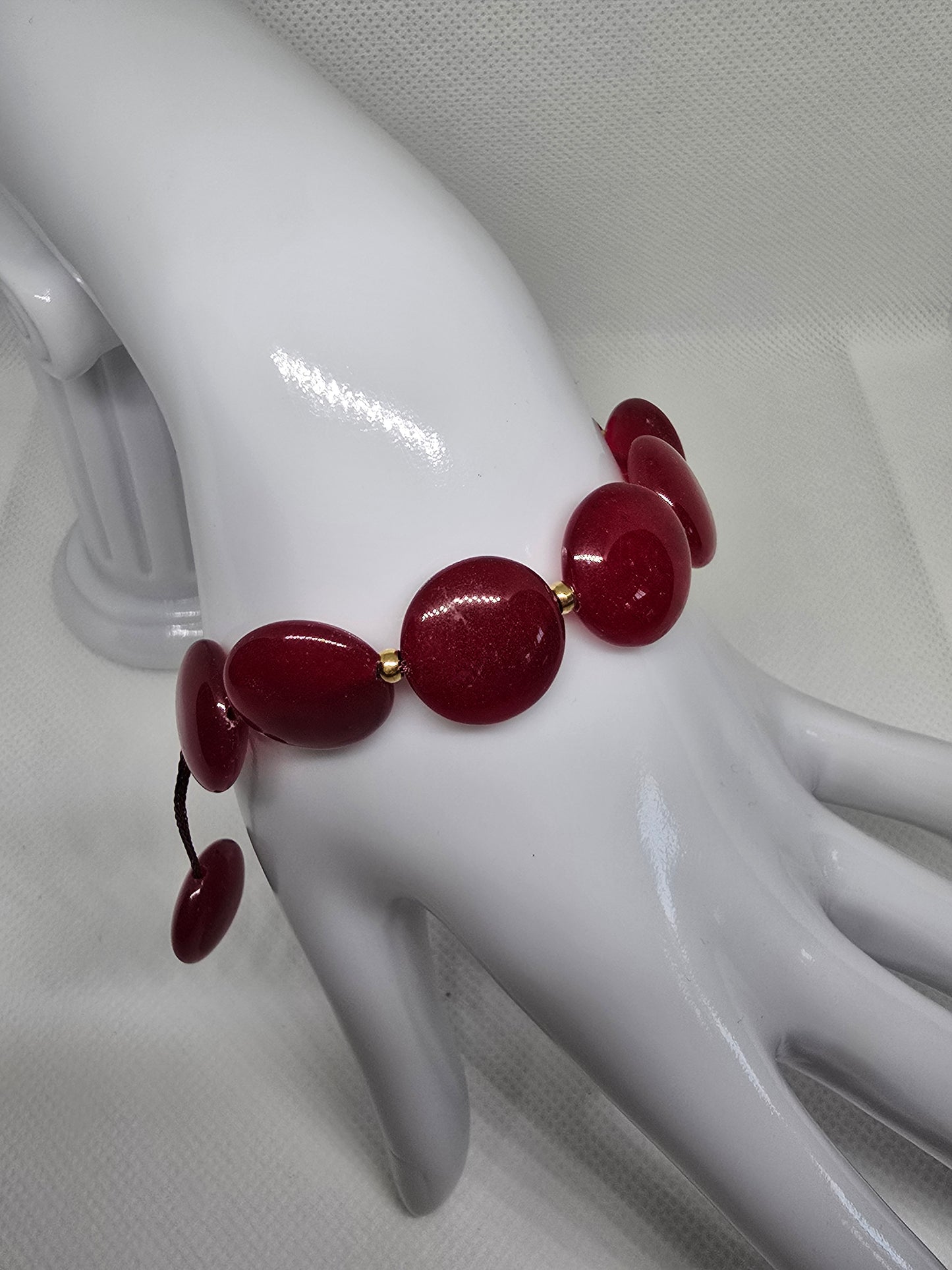 Cherry Red Bracelet - By Bianci