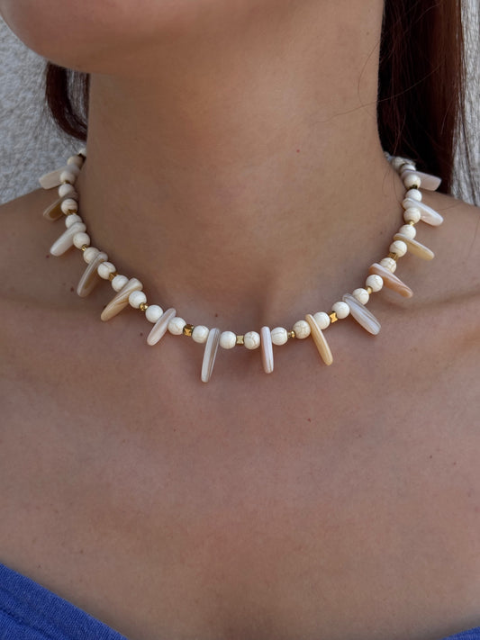 Summer spikes necklace- By Bianci