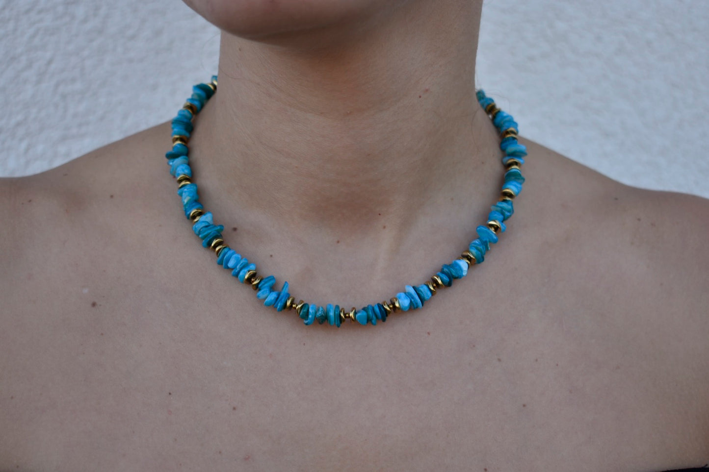 Golden sky necklace- By Bianci
