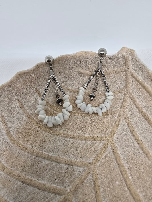 Snow Flakes earrings - By Bianci