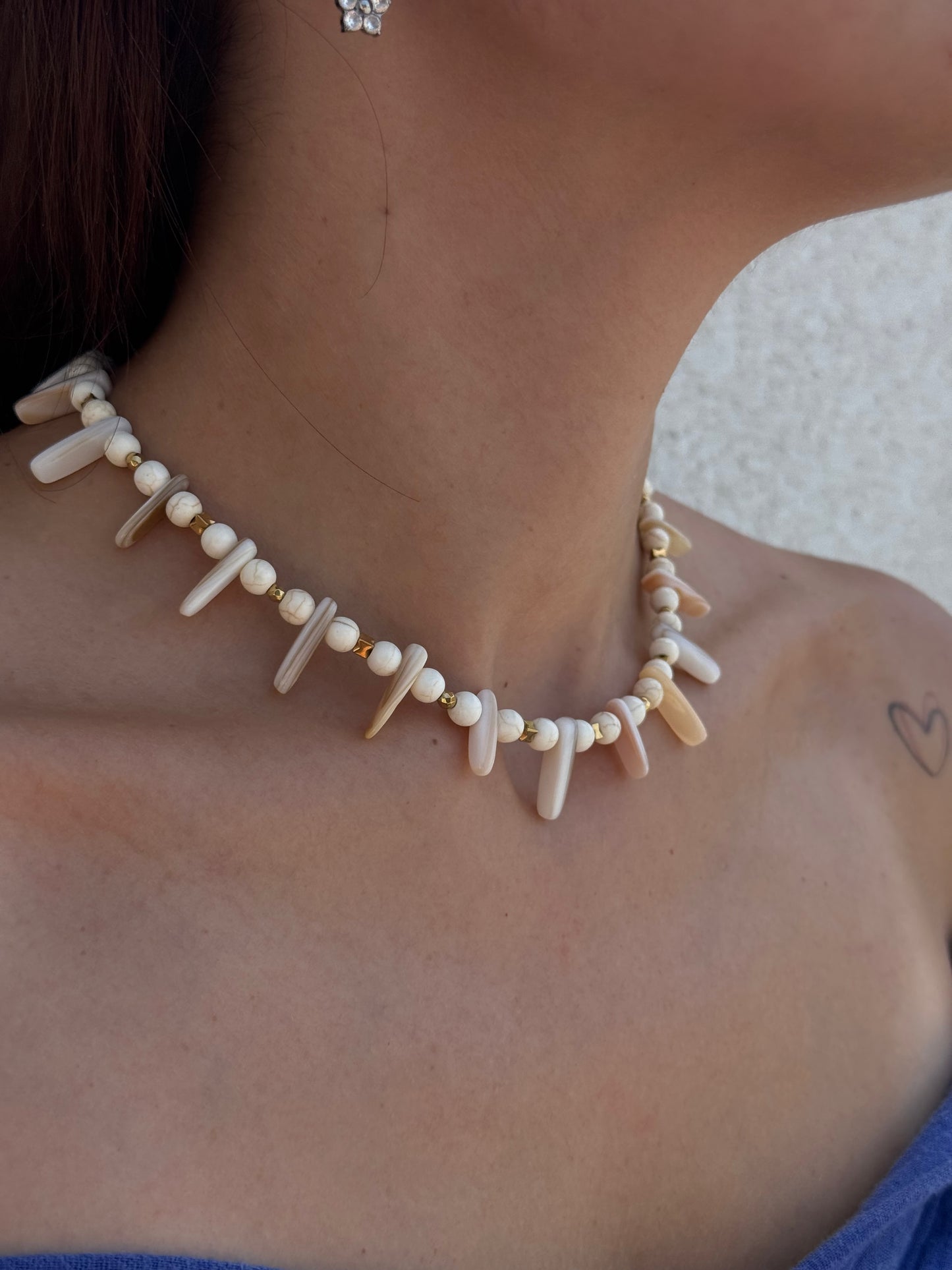 Summer spikes necklace- By Bianci