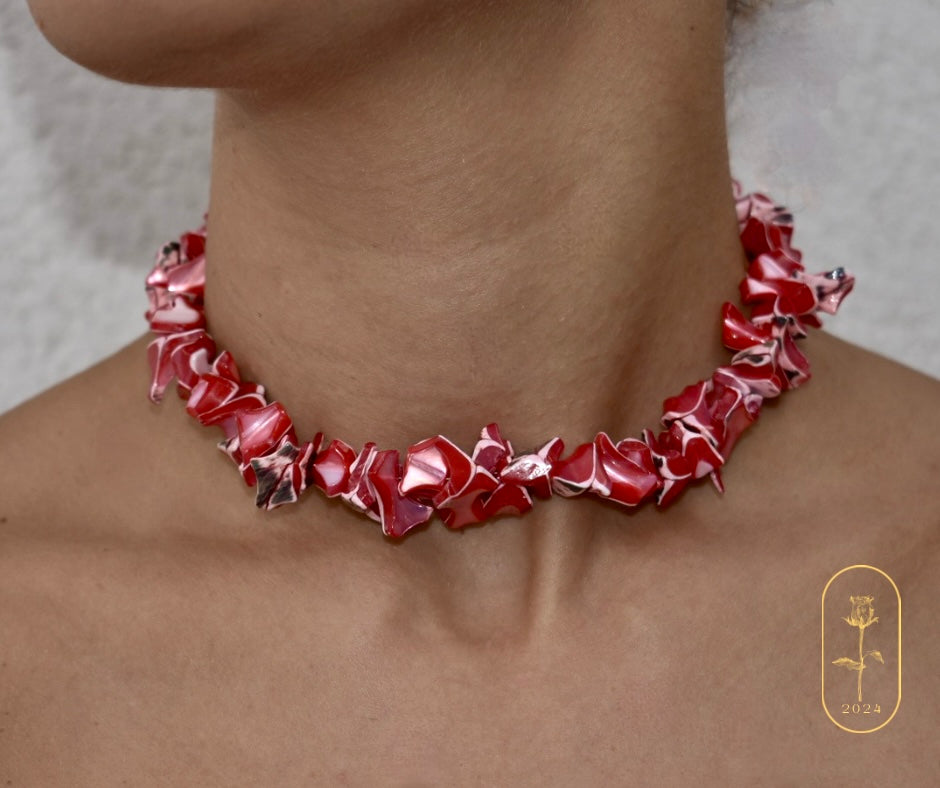 Jamaican Coral Necklace - By Bianci