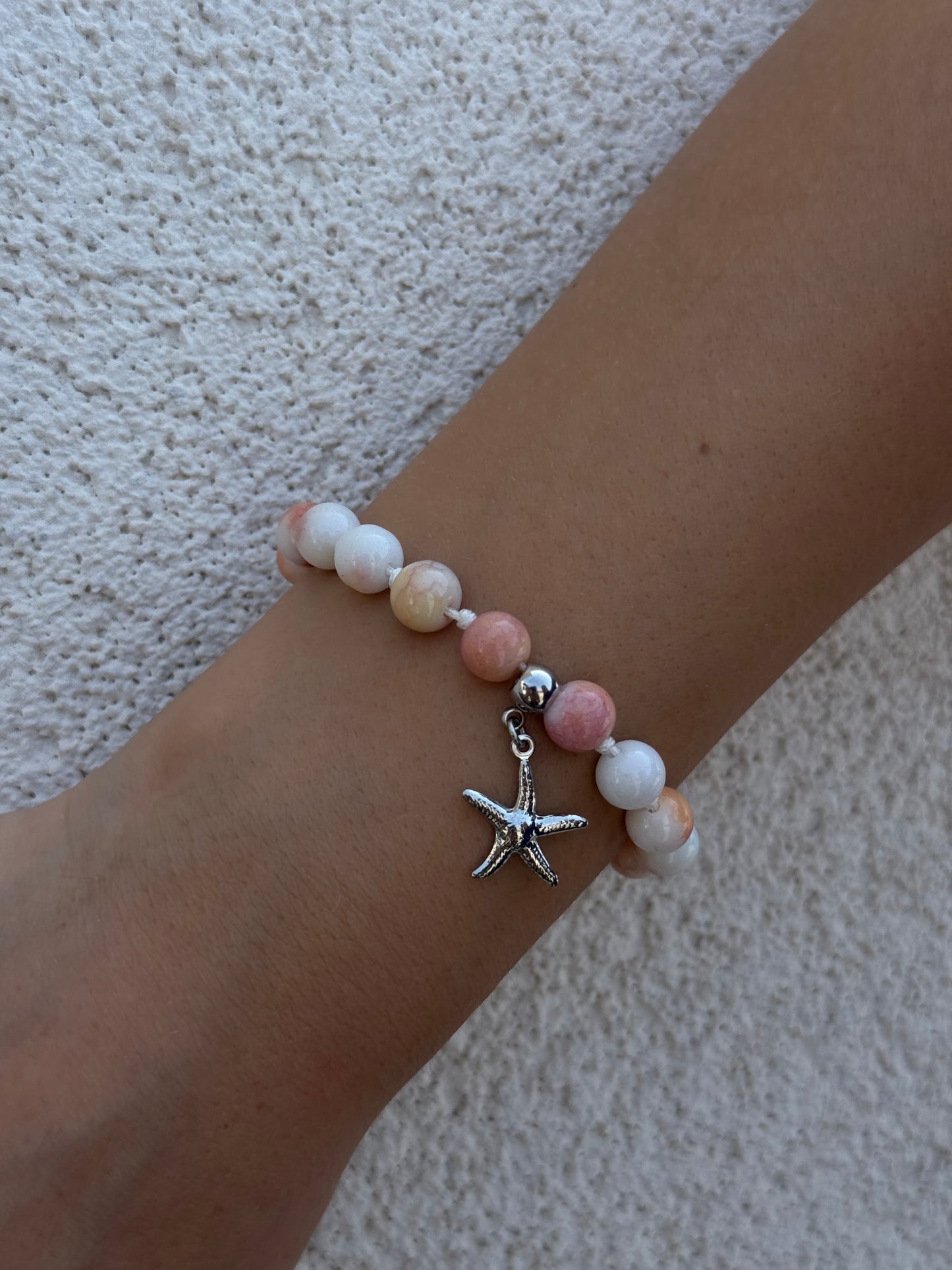 Coral Star Bracelet- By Bianci