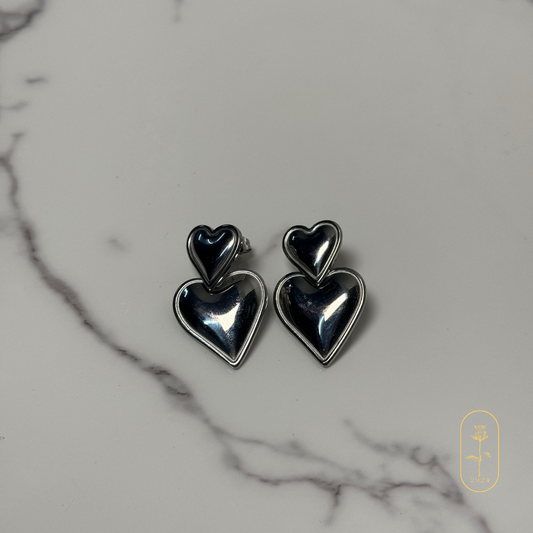 Hearts earrings- By Bianci