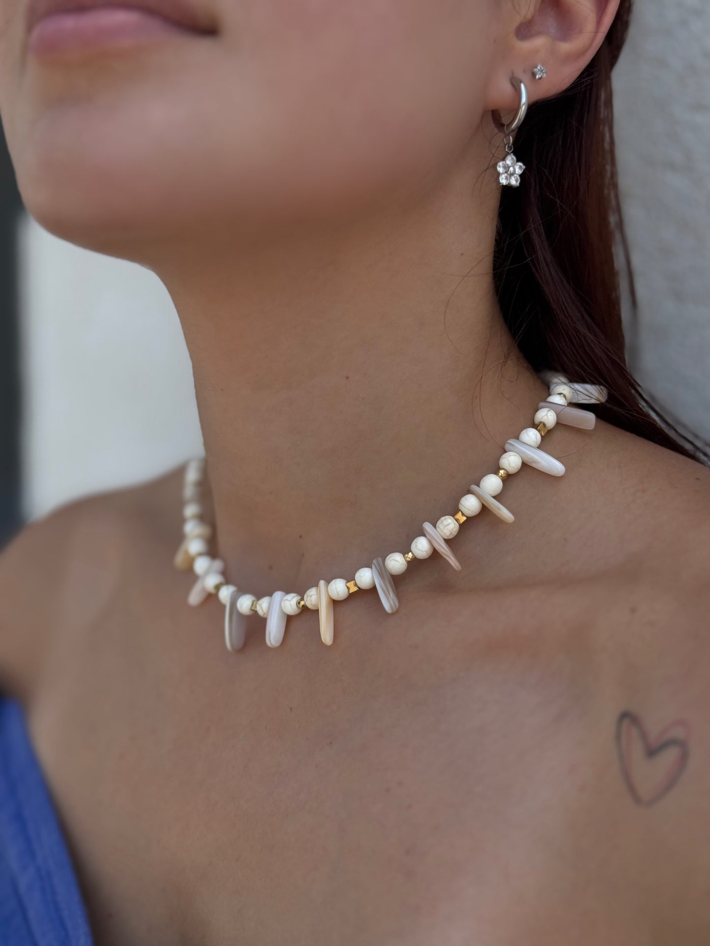 Summer spikes necklace- By Bianci