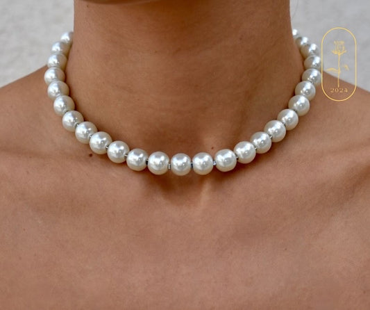 Snow Pearls Necklace - By Bianci
