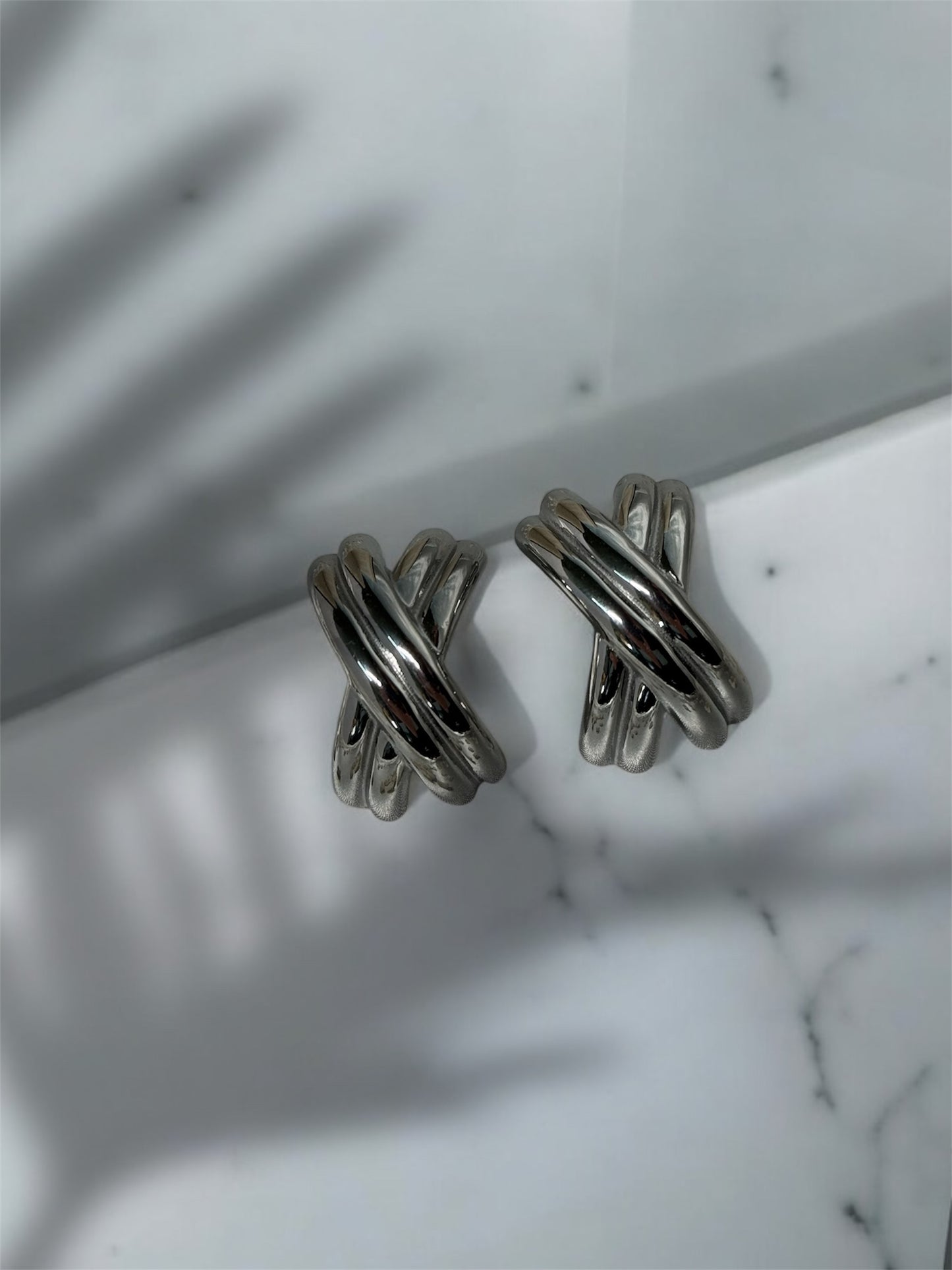 X earrings- By Bianci