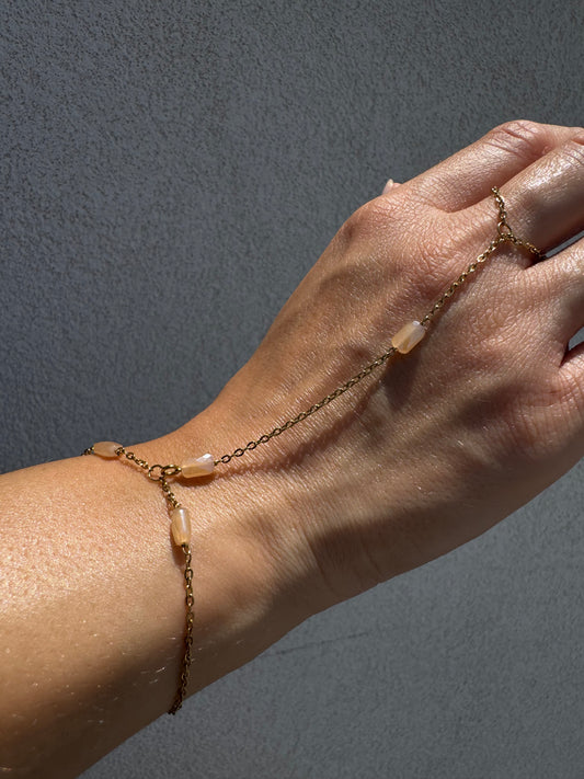 Harness bracelet in gold - By Bianci